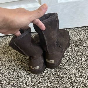 Brown ugg booties